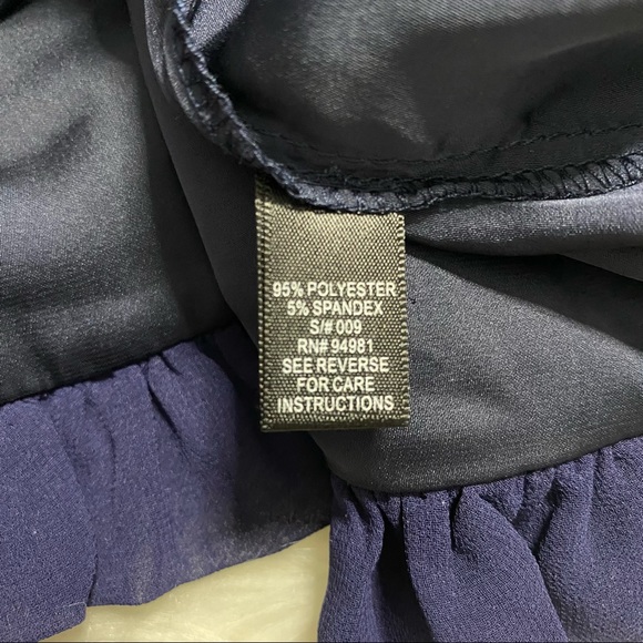 FOREVER 21 Navy Blue Flowy Dress - Picture 5 of 5